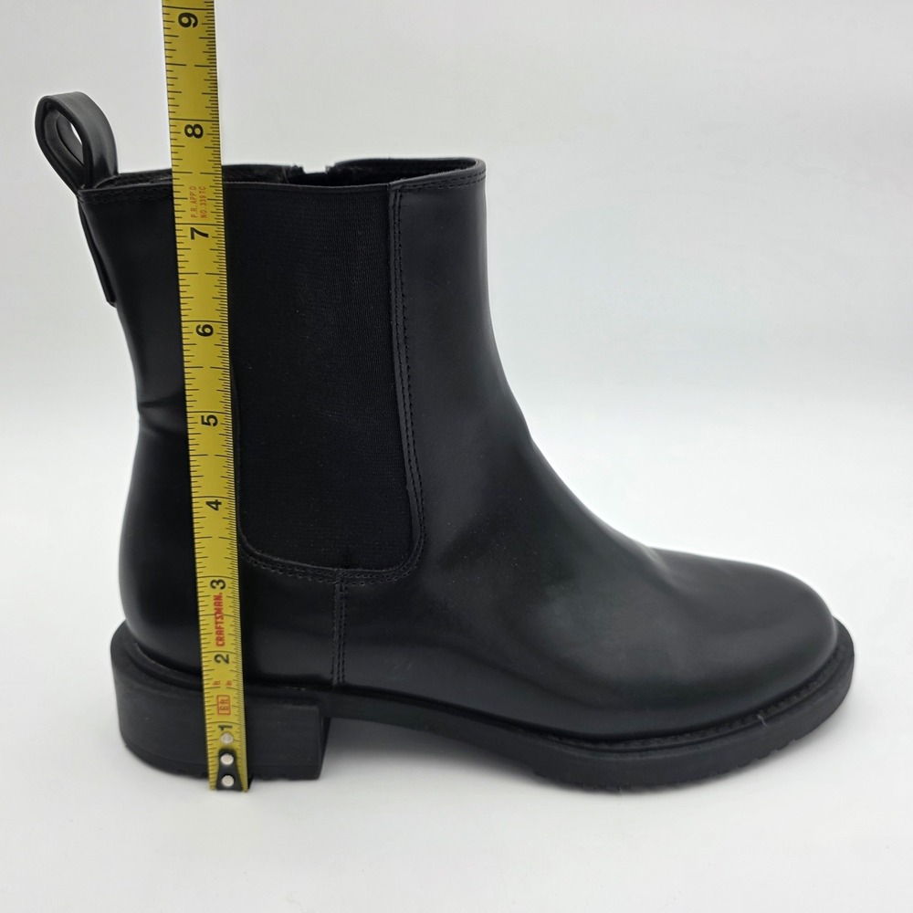 Nice!! Worthington Franz Black Zip Boots Size 8.5M Leather Booties Memory Foam - Picture 12 of 12
